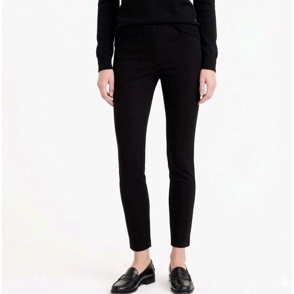 J. Crew Pants - J. Crew Women's Minnie Pants S 4 NWT Black Career Stretch Slim Preppy Minimal